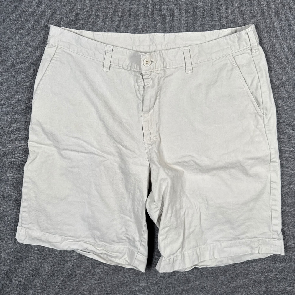 Bills Khakis Chino Shorts Mens 36 Beige Cotton PS Made in USA 9"